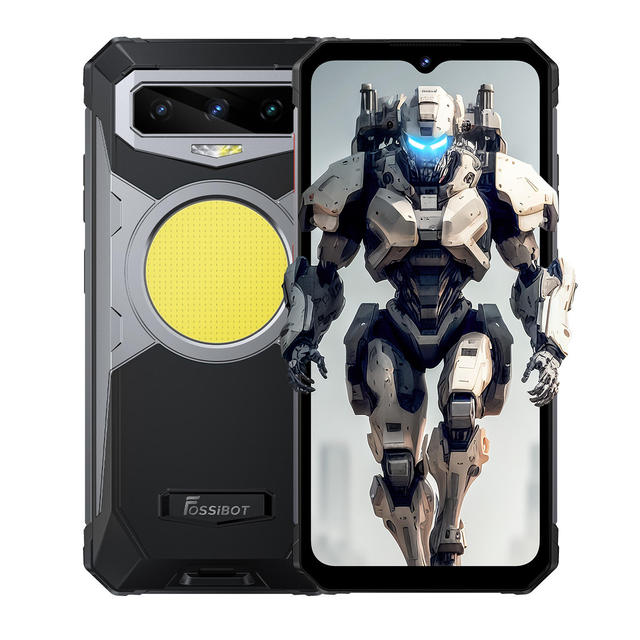 Rugged Phone Fossibot F102 Rugged Smartphone 12+256GB Android 13 Night Vision Camp Light 108MP Main Camera 16500mAh Cellphone