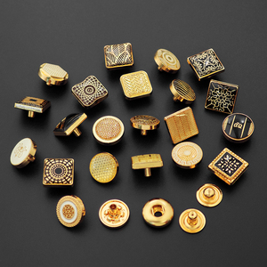 OEM Custom Metal Snap <b>Button</b> Eco Friendly Standard Round Square Multiple Metal Options Sturdy Fastener For Clothing - Product Image 1