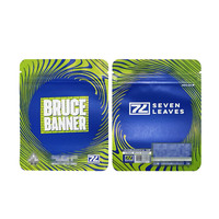 Sachet à biscuits refermable à fermeture éclair, imprimé en héliogravure, qualité alimentaire, saveur fruitée, marque Seven Paves
