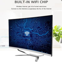 OEM Curved Monitor AIO PC 144Hz Gaming 1080p I5 I7 I9 Dual-Core 16GB DDR4 64G SSD IPS Windows 10 All-in-One Desktop PC