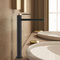 Robinet de lavabo à un niveau pour évier à poignée mince de grande taille et d'usine OEM standard d'Amérique du Sud