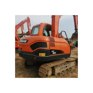 Doosan DX60W DX60 DX80 DX140 DX150 DX210 DX140 Wheel Excavator For Earthwork Construction