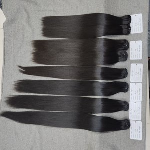 Extensiones de Cabello Virgen Vietnamita Toupee Corp T05 100% con Cutícula de Bebé, Doble Trama a Máquina, Cutícula Delgada Intacta, Puntas Gruesas, Calidad Superior - Product Image 3