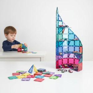 Juguete de Bloques de Construcción Magnéticos de Plástico ABS Eli Toys, Diseño de Diamantes, para Niños, Educativo, 7.5 cm de Diámetro, 105 Piezas - Product Image 1