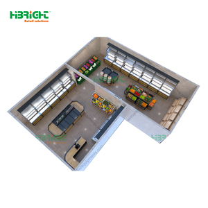 Solución de Tienda Lista para Abrir: Conjunto Completo de Estantes y Refrigeradores para Supermercado - Product Image 1