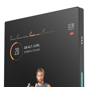 Floor Stand 43 Inch LCD Interactive Touch Screen Display Exercise Magic Smart Fitness <b>Mirror</b> - Product Image 5