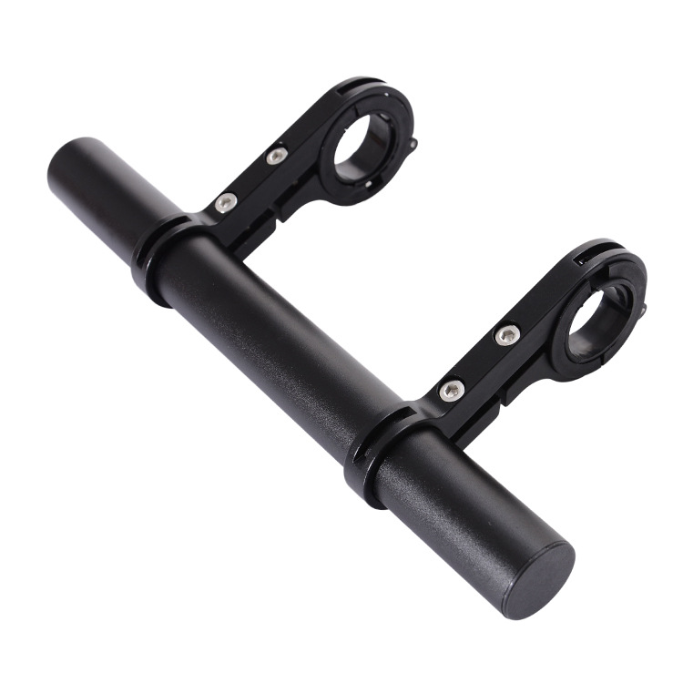 Double clip 20cm en alliage d'aluminium noir 131g
