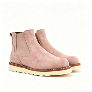 Bottes <span class=keywords><strong>Chelsea</strong></span> de travail pour hommes, en cuir suédé, style vintage, avec coutures apparentes, fabrication OEM ODM - Product Image 1