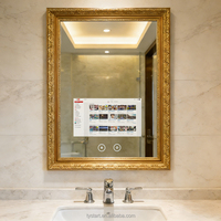 Espejo LED Rectangular Moderno de Lujo para Baño de Hotel u Hogar, con Pantalla Táctil Inteligente, TV Full HD Integrada, WiFi y Bluetooth