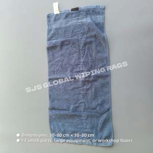 Chiffons en coton 100% premium colorés pour l'entretien des équipements, les processus de fabrication et le nettoyage - Product Image 3