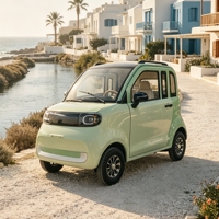 Voitures électriques à faible vitesse certifiées OEM ODM EEC COC, batterie au plomb-acide 72V 45Ah, moteur 2000W, autonomie <100km pour adultes urbains