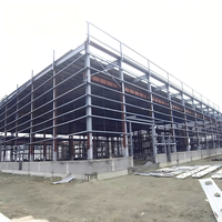 Edificio de Almacén Prefabricado con Estructura de Acero Galvanizado, Correas C/Z, Ventanas de Aleación de Aluminio, Puertas Enrollables, Tamaño y Color Personalizables