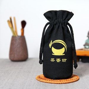 2023 New Design Cotton <b>Drawstring</b> <b>Bag</b> Packaging <b>Bag</b> with Round Bottom - Product Image 6