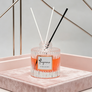 100ml 200ml Glass <strong>Diffuser</strong> Bottle with Natural <strong>Reed</strong> for Home Scent Glass <strong>Reed</strong> <strong>Diffuser</strong> Bottle for Living Room &amp; Office - Product Image 4