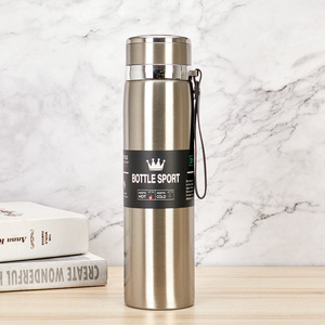 600ml Custom 800ml doppia parete thermos flaconi sottovuoto viaggio isolati in acciaio inox infusore di tè bottiglia di acqua con corda - Product Image 2