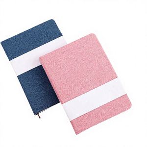 Custom Logo A4 <b>A5</b> A6 PP Fabric Linen Cover Eco Friendly Luxury <b>Diary</b> Notepad Journal Promotional Office Gift - Product Image 3