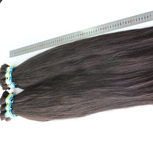 Envíe a su puerta en Brasil directamente venta popular muy suave sin trama a granel cabello brasileño recto virgen a granel - Product Image 2