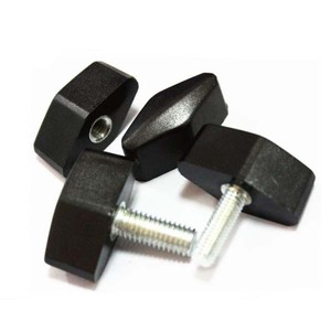 Метрический винт с резьбой для пальца M3 M4 M5 M6 M8 M10 с круглой головкой черная пластиковая ручка Регулировка ручки для большого пальца - Product Image 2