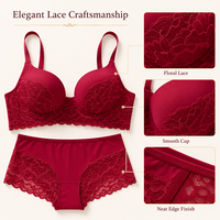 Ensemble soutien-gorge et culotte respirant et extensible en polyamide élasthanne à bretelles réglables et fermeture dorsale – Meilleures ventes
