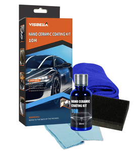 ชุดเคลือบเซรามิก <span class=keywords><strong>Visbella</strong></span> OEM 10 H Nano Coat พร้อมกล่องแข็งสำหรับรถยนต์ - Product Image 1