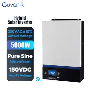 Guvenlik 5KVA 5KW 5.5KW 3.5KW Smart Solaire Hybride 3.6KW 5.6KW onda sinusoidale pura a bassa frequenza Off Grid Mppt Inverter solare ibrido