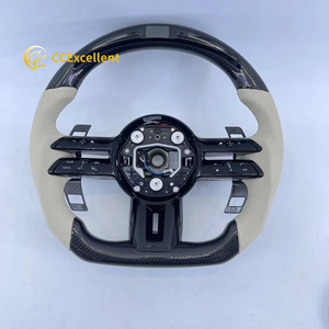 Volante de Fibra de Carbono Personalizado para Mercedes <span class=keywords><strong>AMG</strong></span> E53 W214 C63 G63 GLC X253 W213 CLA C118 CLS C257 GLC X254 GLE W167 GLS X167 - Product Image 1
