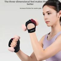 Gants de fitness demi-doigts personnalisés pour hommes et femmes, avec support de poignet, respirants, antidérapants, pour musculation et yoga
