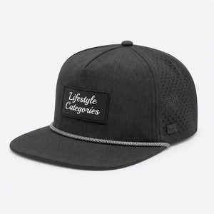 Gorra Deportiva de 5 Paneles con Parche de Lona con Logotipo Personalizado, Impermeable, Transpirable, Ajustable, Estilo Urbano, Marca T&L, Unisex, Venta al Por Mayor - Product Image 1