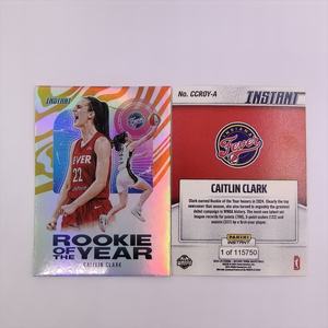 低MOQアメリカバスケットボール選手お土産Caitlin Clarkスポーツカードハードペーパーカードアクリルシェル付き - Product Image 3