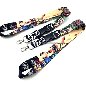 Schlüsselband-Schlüsselanhänger-Stile Handybänder Mädchen Anime-Schlüsselband Telefonbänder Bänder mit individuellem Logo