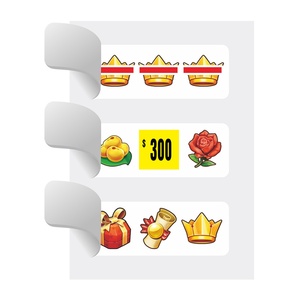 Cartes de jeux de loterie à languettes de qualité supérieure, impression numérique sur papier, impression couleur CMYK, billets à languettes - Product Image 4