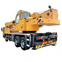 Grue de camion hydraulique d'occasion STC250 de 25 tonnes, hauteur de levage 42m, grue mobile sur camion à vendre