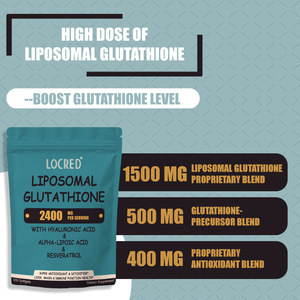 Private Label Liposomales Glutathion-Nahrungsergänzungsmittel 2400mg Tägliche Entgiftung & Immununterstützung OEM/ODM GMPC-Zertifiziert Gesundheit & Wellness - Product Image 2