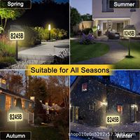 Lampe solaire LED d'extérieur étanche à économie d'énergie pour numéro de maison, modèle privé, avec piquet, alimentation USB