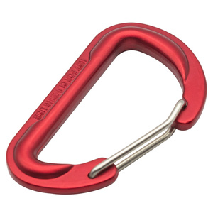 Alüminyum alaşım d-şekil çelik özel karabina ışık kamp balıkçılık yürüyüş ve madencilik anodize bitirmek için eleştirel beğeni topladı - Product Image 1