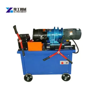 Made in China Totalmente Automático Hidráulico Spline Eixo Aço Rod Rebar Nail Thread Rolling Screw Bolt Making Machine