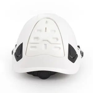 Casco duro de construcción con protección para la cabeza y correa de barbilla ajustable CE EN397 ANSI Z89.1 casco de seguridad industrial con visera