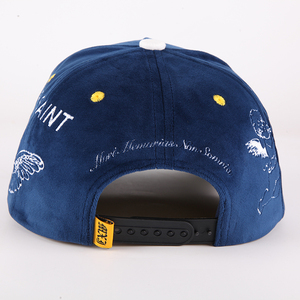 Chất Lượng Cao Thời Trang Cổ Điển Thêu Cha Hat Da Lộn Mũ Bóng Chày Biểu Tượng Tùy Chỉnh Nhung Trucker Hat Với Satin Lót - Product Image 5