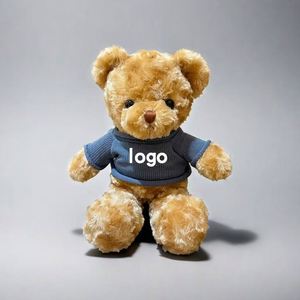 Low MOQ 30cm12 Inch Custom Cute Teddy Bear Plush Toy <b>T</b>-Shirt Design Soft Welcome Gifts Christmas Thanksgiving Holiday Gift - Product Image 2