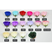 Bouquets de fleurs de savon artificielles en forme de rose à 5 couches, vente en gros d'usine, pour décorations de mariage, fête des Mères, Thanksgiving, aspect naturel