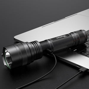 कारखाने की कीमत सबसे ज्यादा बिकने एल्यूमीनियम मिश्र धातु उच्च लुमेन उच्च शक्ति रिचार्जेबल बैटरी स्व रक्षा फ्लैशलाइट - Product Image 3