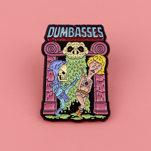 <span class=keywords><strong>Beavis</strong></span> et Butt-head drôle dessin animé broche en métal MTV spectacle de musique sac à dos Badge imprimé vêtements accessoires cadeau lettre-thème - Product Image 3