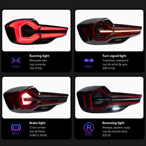 For X3 G01 G08 2018-2021 LCI Style <b>LED</b> Tail <b>Lights</b> Clear Lens <b>Red</b> 6000K New Retrofit Upgrade - Product Image 5