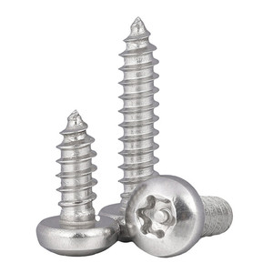Vis autotaraudeuses en acier inoxydable 304 à tête ronde avec goupille, M2 M3 M5 M6, vis à tête Torx, système métrique, fourniture directe d'usine - Product Image 4