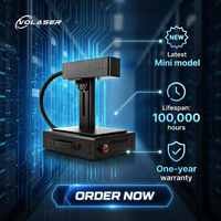 Nueva Máquina de Marcado Láser de Fibra Mini de 20W, Fácil de Operar, para Grabado en Metal, Compatible con Formatos DXF, PLT y AI, Precio Competitivo