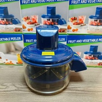 Groothandel Grensoverschrijdende Draadloze Roestvrijstalen Automatische Dunschiller Huishoudelijke Elektrische Fruitgroente Machine Groene Druif Plastic