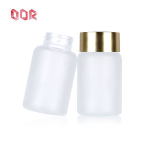 120ml Clear Frosted Available Medical <b>Pill</b> <b>Bottles</b> Glass Container for Supplements and Capsules Sealed Chemical <b>Bottle</b> - Product Image 5