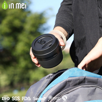 Mug de voyage moderne en silicone écologique sans BPA de 360 ml (12 oz) du fabricant OEM/ODM, avec logo personnalisé, pliable, anti-fuite, compatible lave-vaisselle