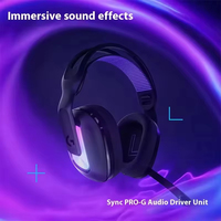 Logitech G522 LIGHTSPEED Headset Gaming Nirkabel Mode Ganda Driver Audio 40mm Mikrofon Peredam Kebisingan yang Dapat Dilepas Headphone Gaming