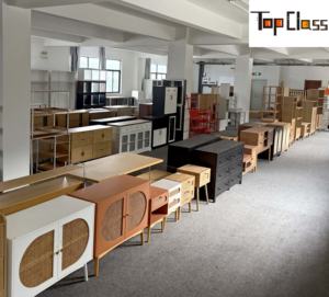 Zapatero de almacenamiento de entrada montado en la pared Delgado estriado flotante de Diseño montado en la pared con 3 puertas abatibles - Product Image 4